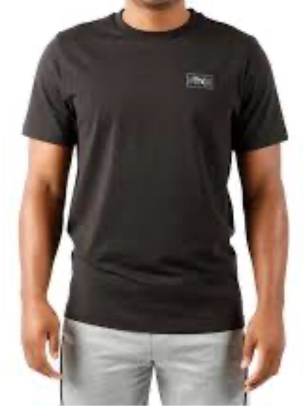Puma Black Short Sleeve Logo Tee